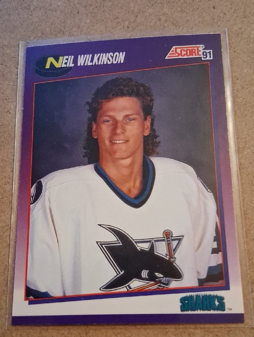 Wilkinson Sharks/Minnesota North Stars Hockey Cards